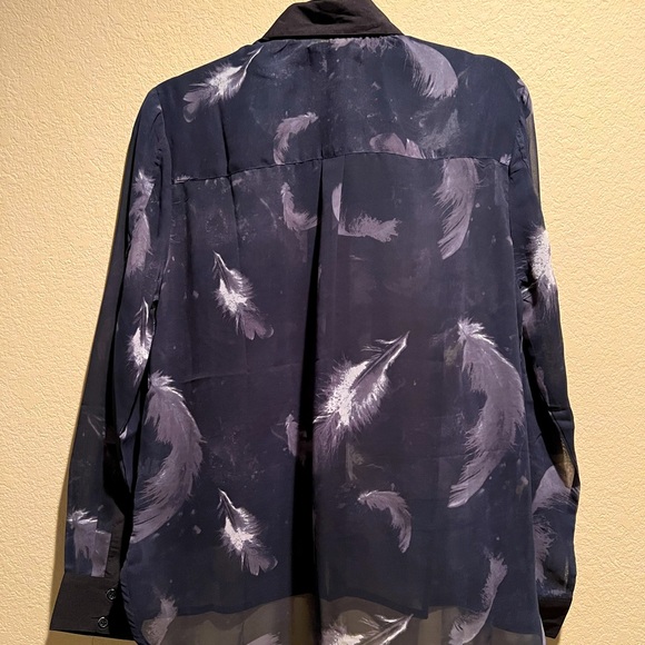 Religion Blouse with White Feathers - Picture 2 of 2